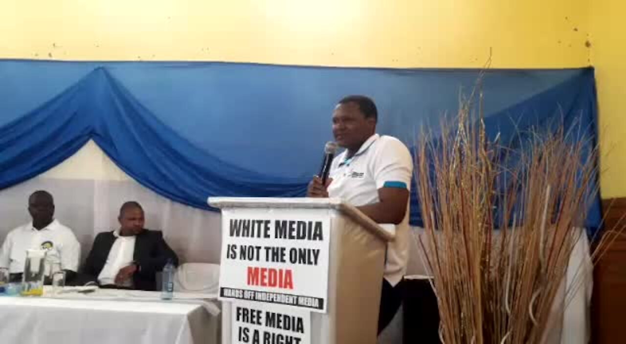 SOUTH AFRICA - Johannesburg - Support for Sekunjalo Independent Media (videos) (RRv)