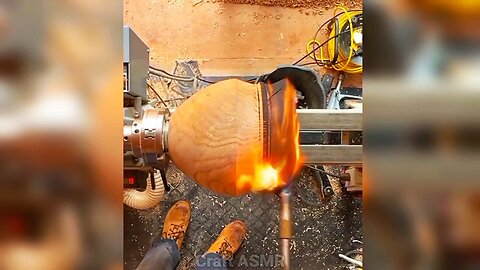 Out of The Box! Utilizing Wood Waste to Make Masterpieces - Crafting ASMR
