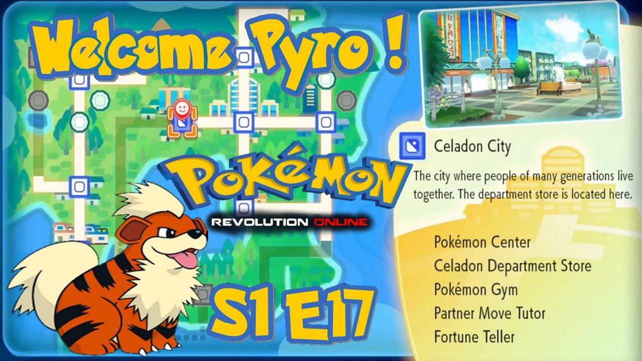 S1E17: Welcome Pyro! | Pokémon Revolution Online