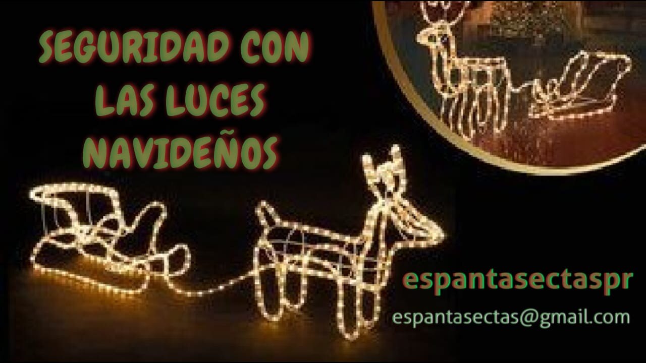 CUIDADOS Y SEGURIDAD CON LAS LUCES DE NAVIDAD