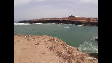 The calm and beauty of the sea, Morocco, in the city of Salé