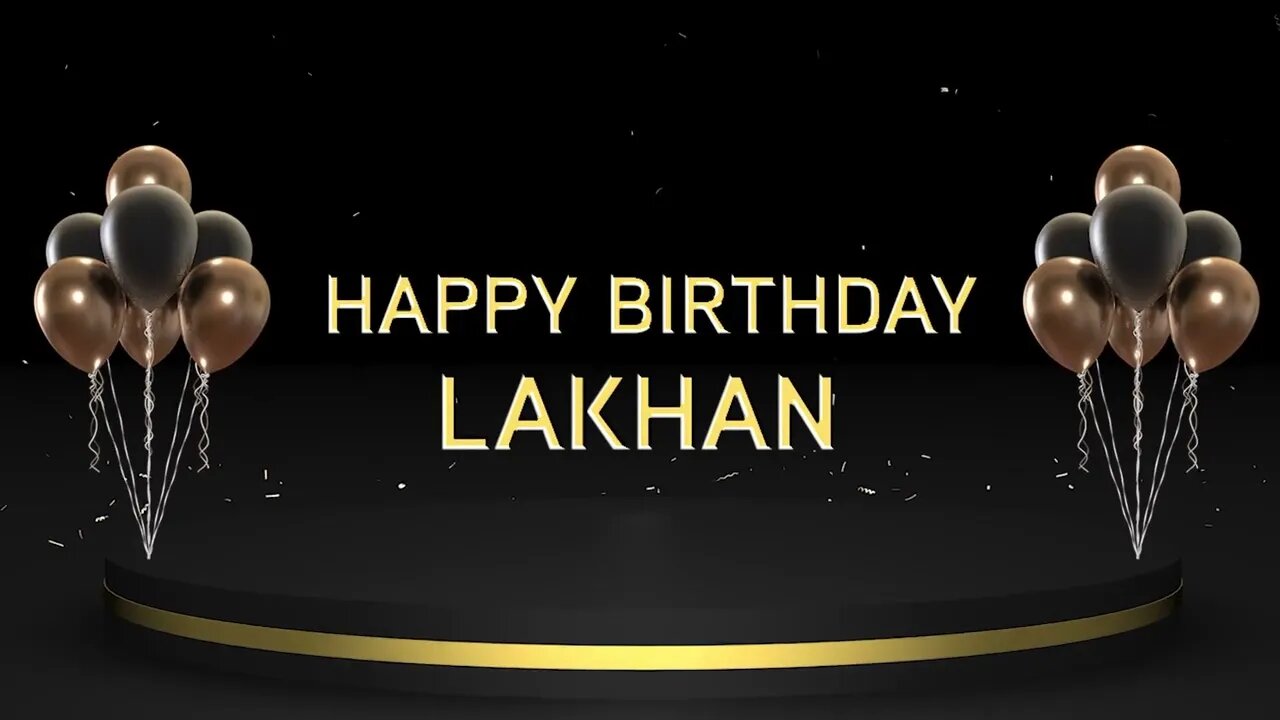 Wish you a very Happy Birthday Lakhan