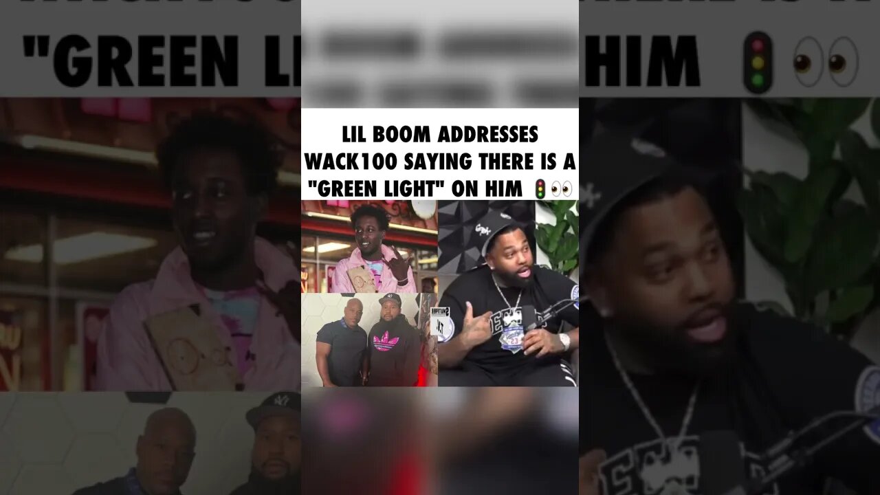 Akademiks Sidekick Lil boom Talks On How Wack100 Packed Him Out On Clubhouse!!