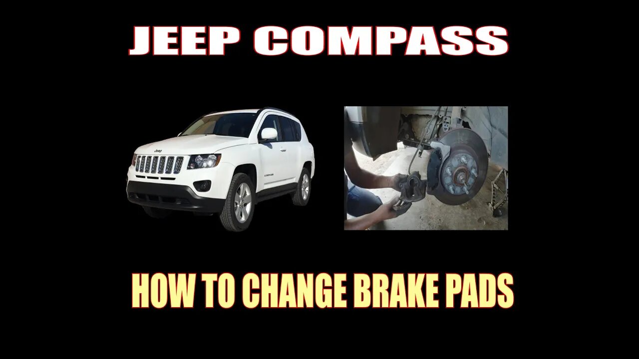 JEEP COMPASS - HOW TO CHANGE FRONT BRAKE PADS