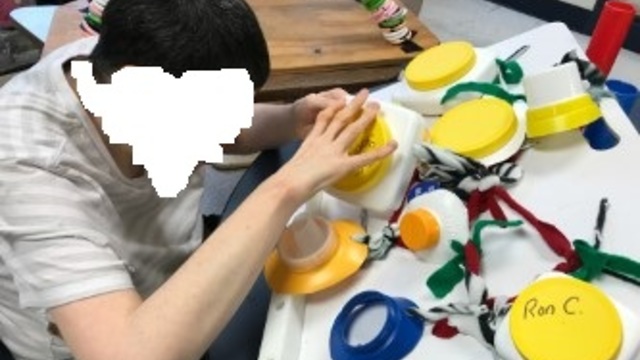 Container Lids Sensory Activity