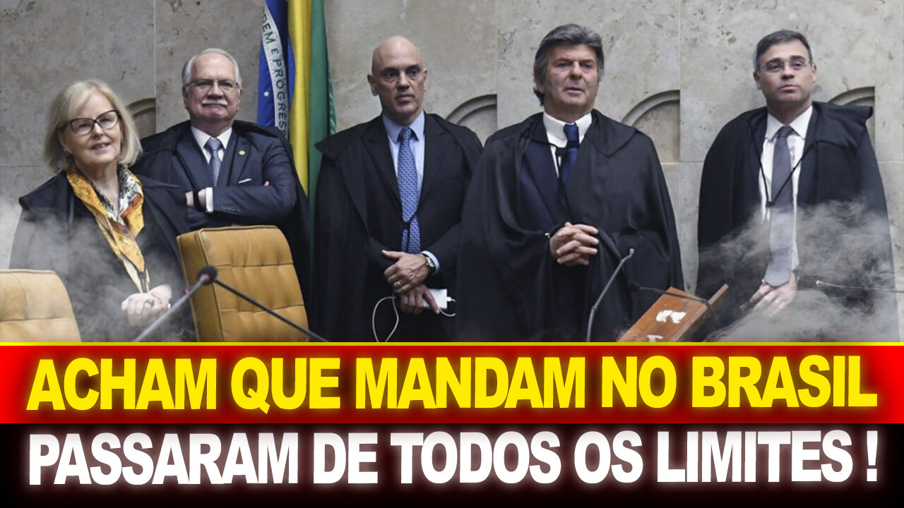 URGENTE !! STF PASSOU DE TODOS OS LIMITES... 10 RELATÓRIOS... ACABOU !!