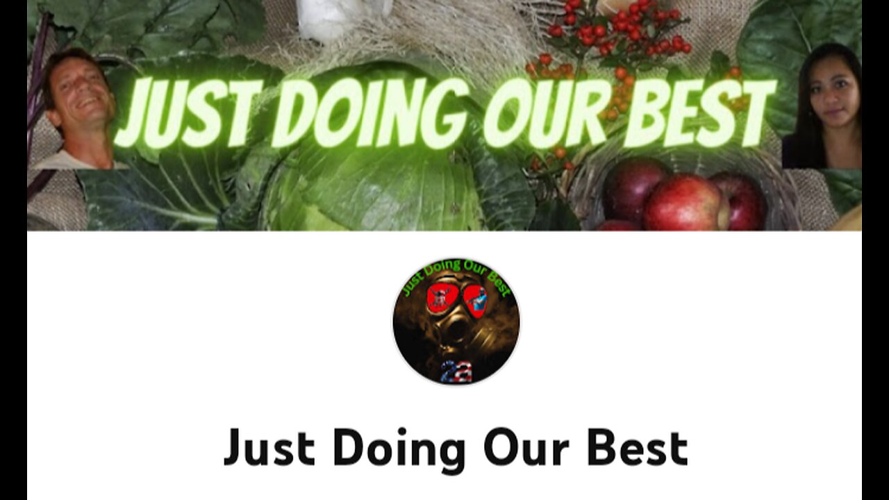 Just doing our best