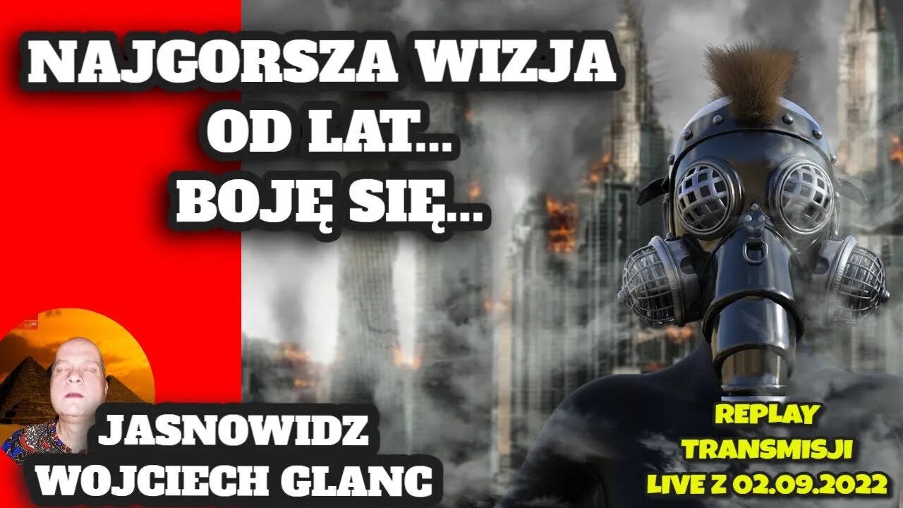 NAJSTRASZNIEJSZE WIZJE. WIECZÓR Z JASNOWIDZEM. JASNOWIDZ WOJCIECH GLANC ZAPRASZA.