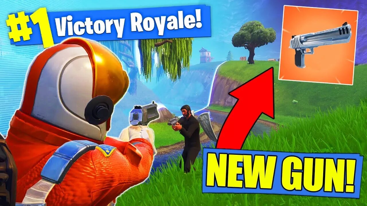 *NEW* LEGENDARY HAND CANNON In Fortnite Battle Royale!