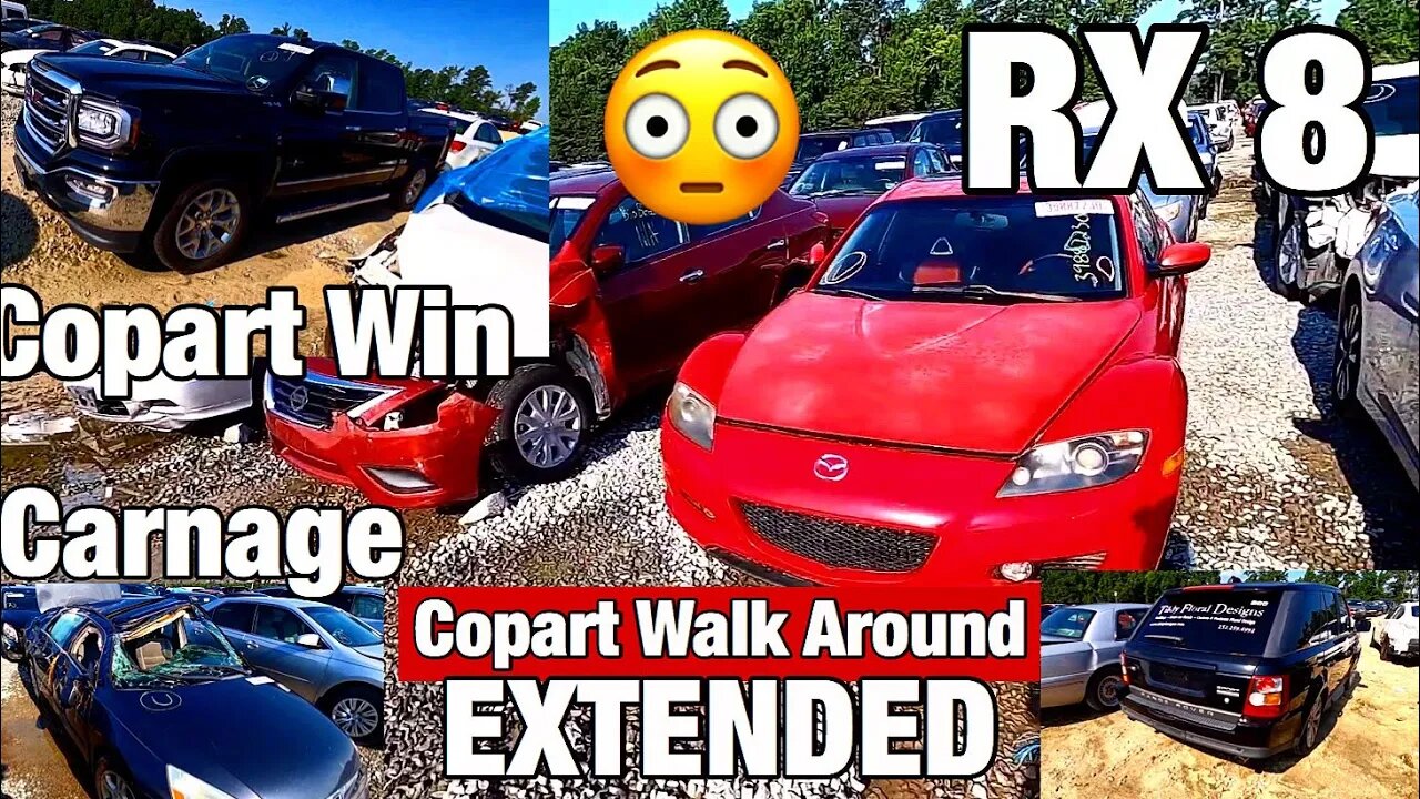 RX-8, 6 Speed X5, We Won a Car, Carnage, EXTENDED COPART WALK AROUND