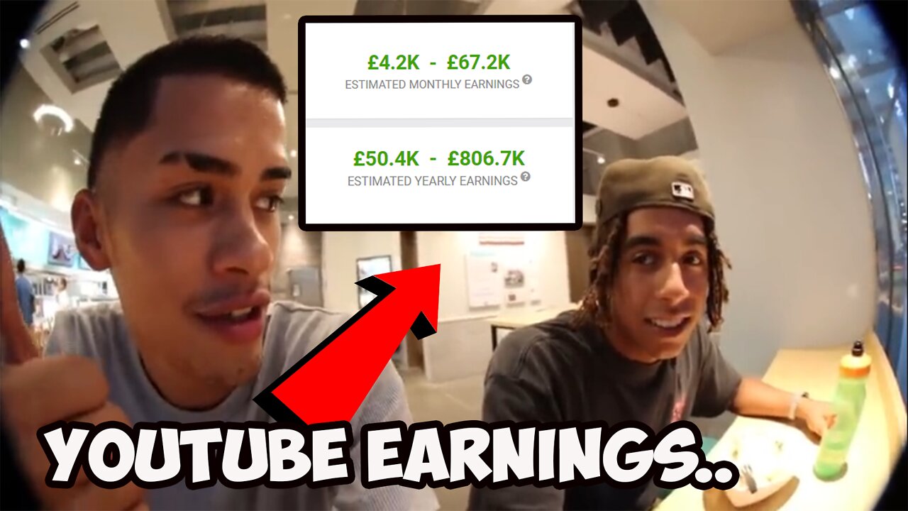 SNEAKO and Jordan Welch Show Their Youtube Earnings...