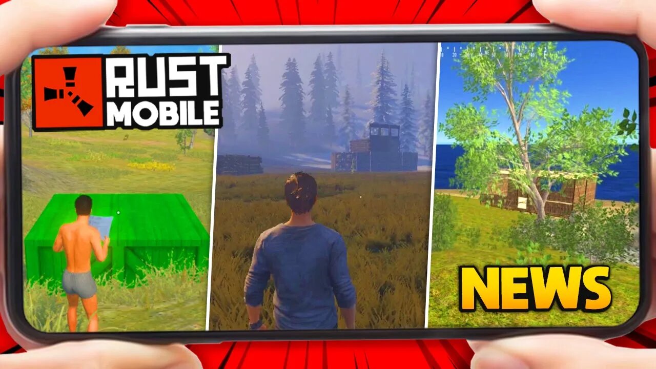 RUST MOBILE NEWS - NOVIDADES SOBRE O PROJECT ISLAND, ZEED, DEVASTATION E PROJECT EVO