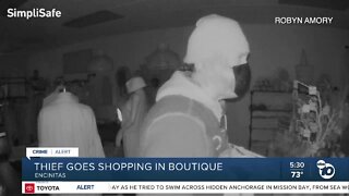 Thief breaks in, goes on shopping spree in Encinitas boutique