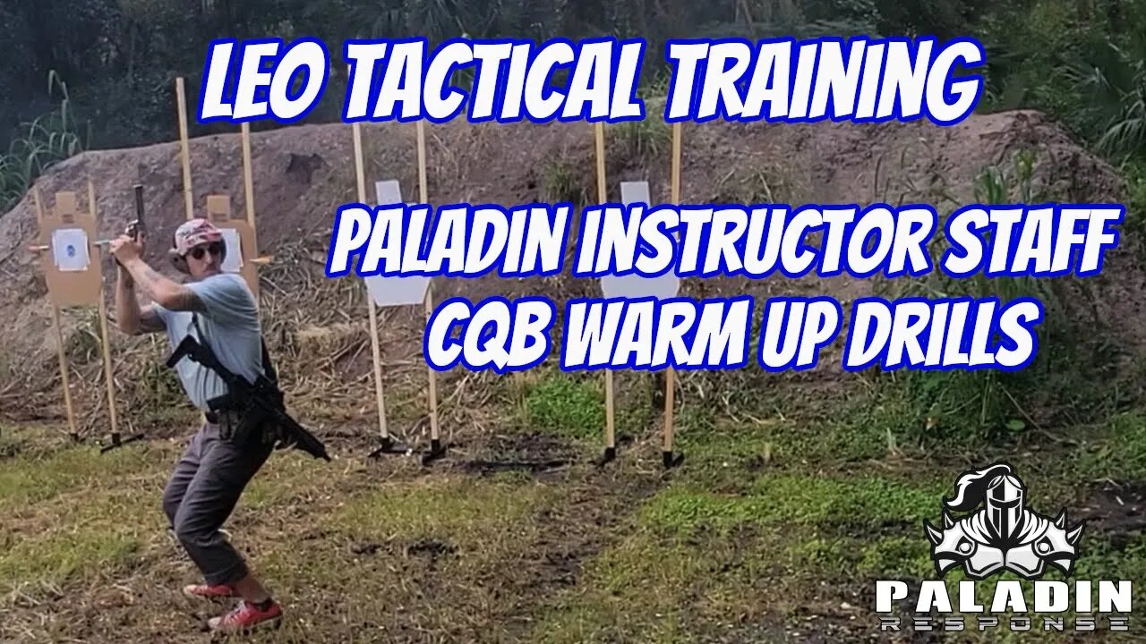 Paladin 1st Instruction Staff Training Day - Range Montage - CQB Flat Range Warm Up Drills