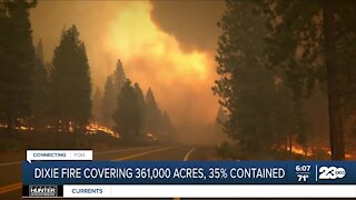 Dixie Fire continues to grow