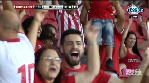 INCRÍVEIS Melhores Momentos do Jogo Internacional 4 x 1 Oeste Copa do Brasil 22 02 2017