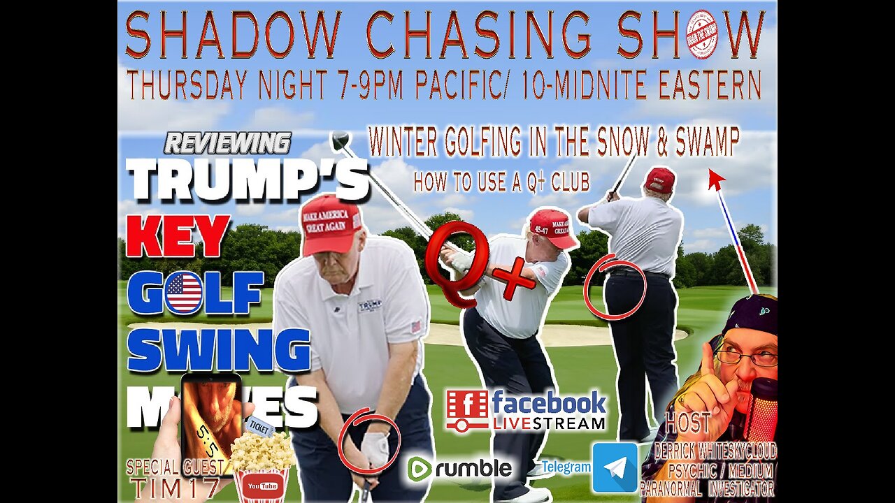 SHADOW CHASING SHOW 12- 12 -2024 SPECIAL GUEST - TIM17 sharing Q+ info a MUST SEE