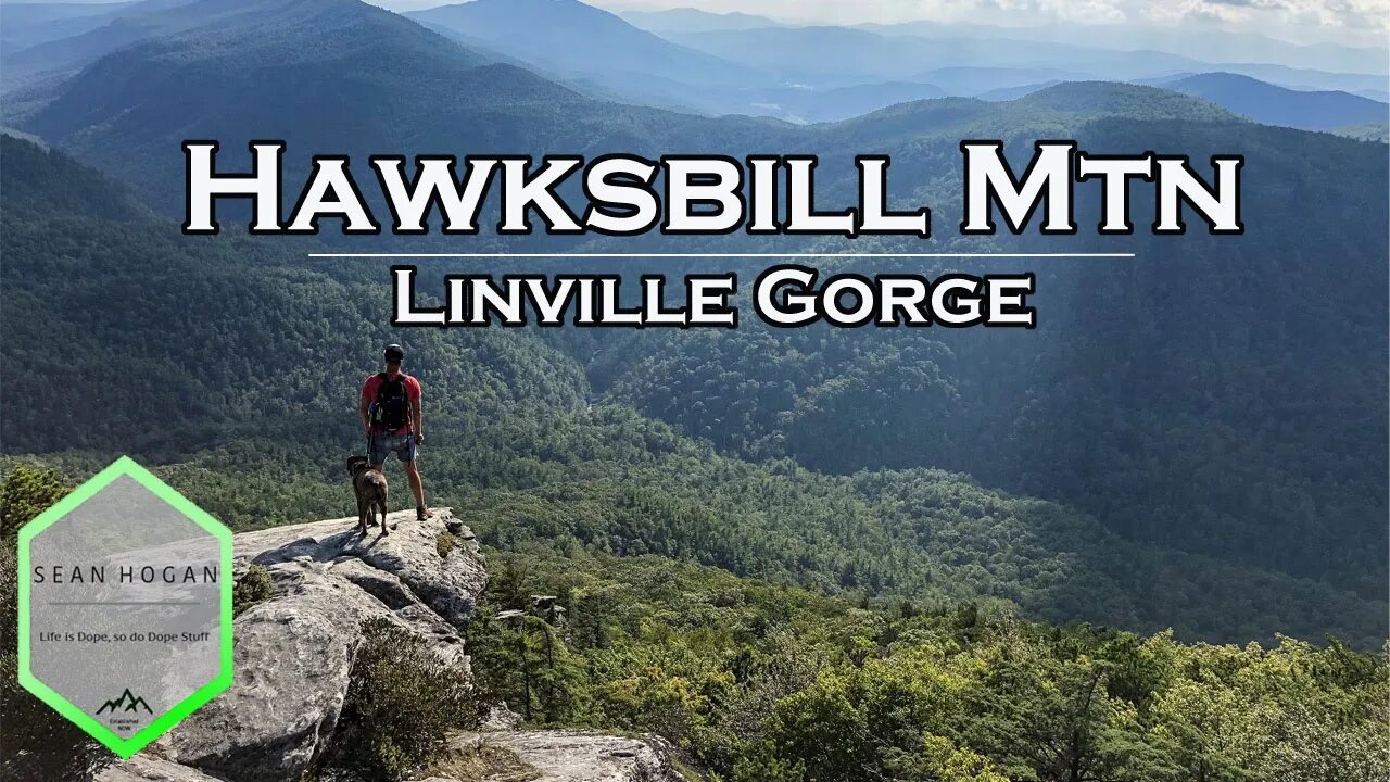 Hawksbill Mountain, Linville Gorge, North Carolina -- Drone Footage