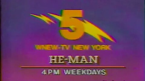 WNEW-TV New York Channel 5 He-Man And She-Ra Cartoon Promos (1985)