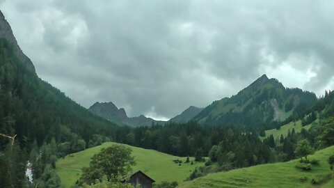 Alps; Views from Palüdbahn, Brand Austria