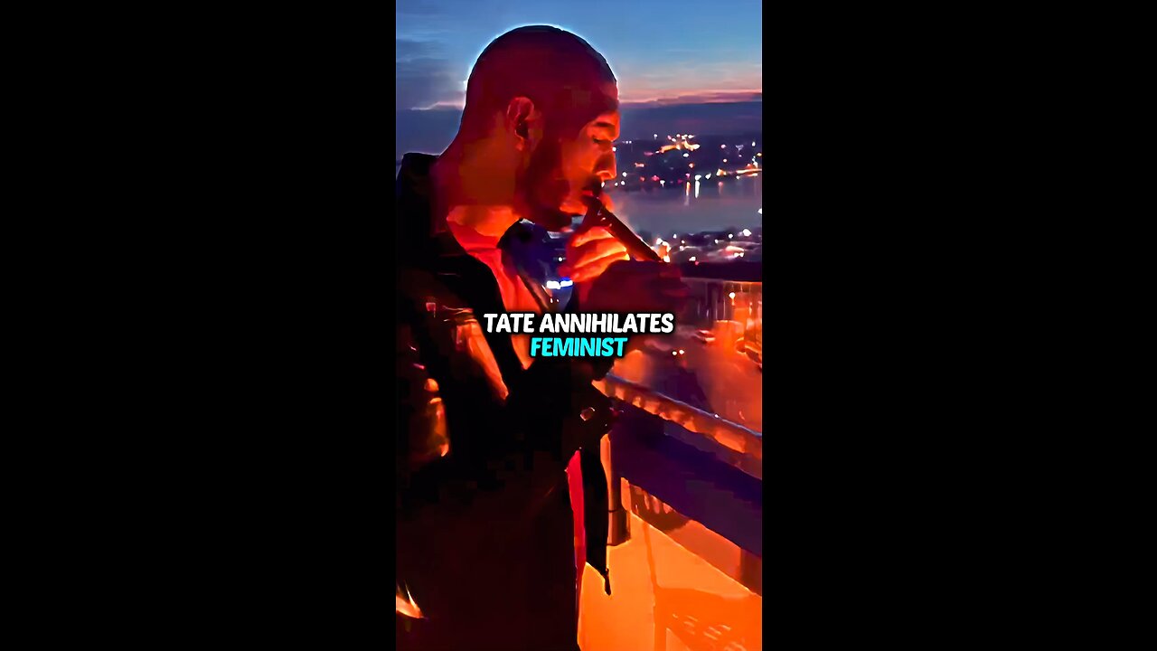 Andrew Tate destroys feminist