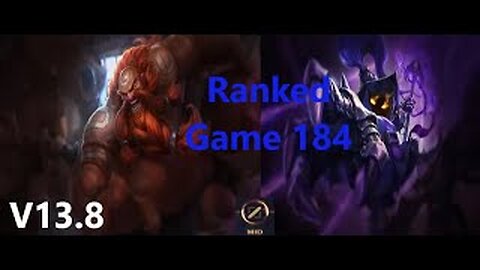 Ranked Game 184 Gragas Vs Veigar Mid League Of Legends V13.8