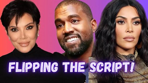 Kanye Pulls A Kim & Kris On Kim & Kris ! Flipping The Script On Kim & Kris At Their PR Games !