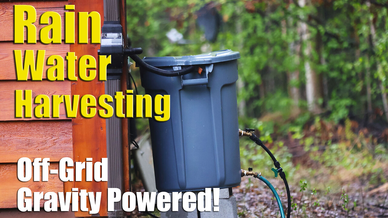 Our Off-Grid, Gravity Powered Centralized Rain Water Catchment System