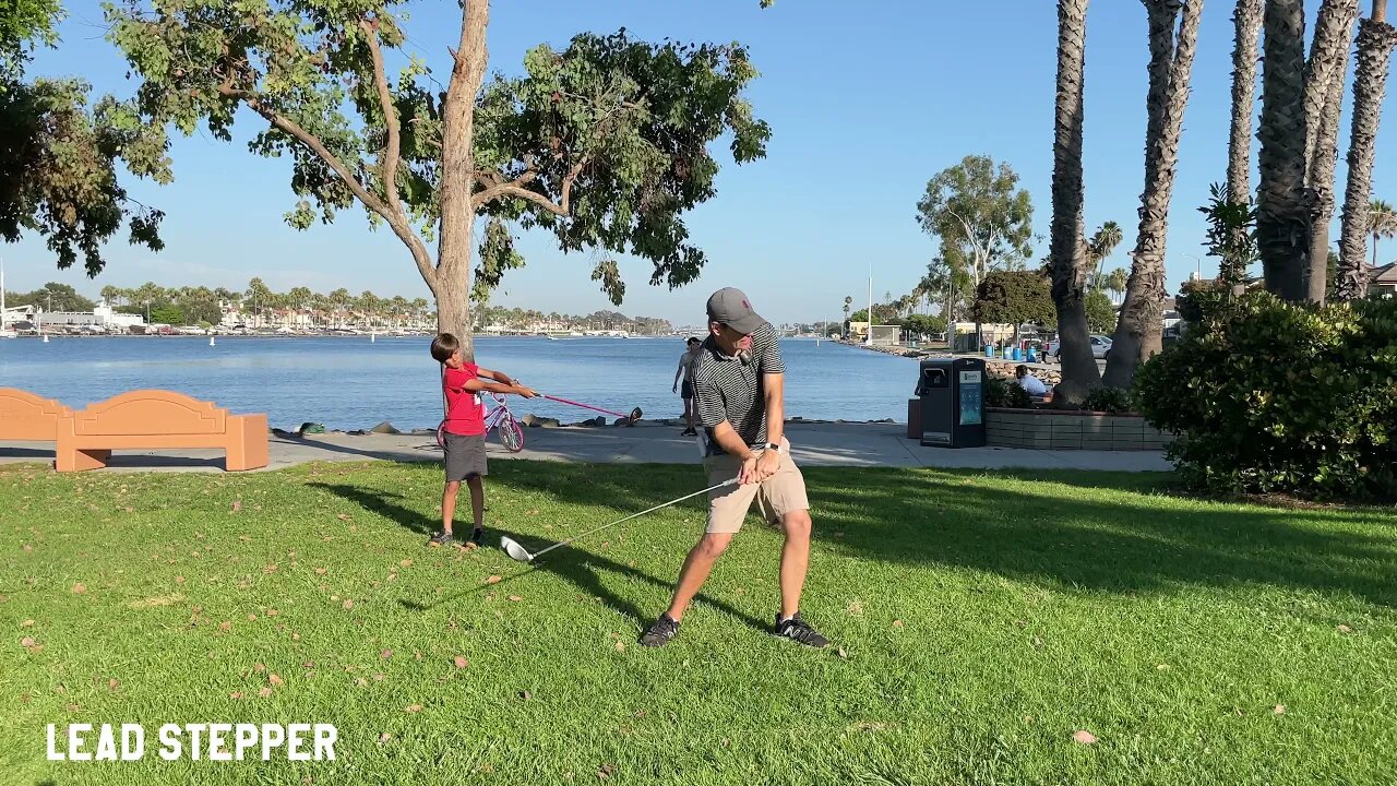 THESE STEP DRILLS ARE THE CUTTING EDGE OF GOLF INSTRUCTION