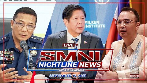 LIVE: SMNI Nightline News with Admar Vilando & MJ Mondejar | September 15, 2023