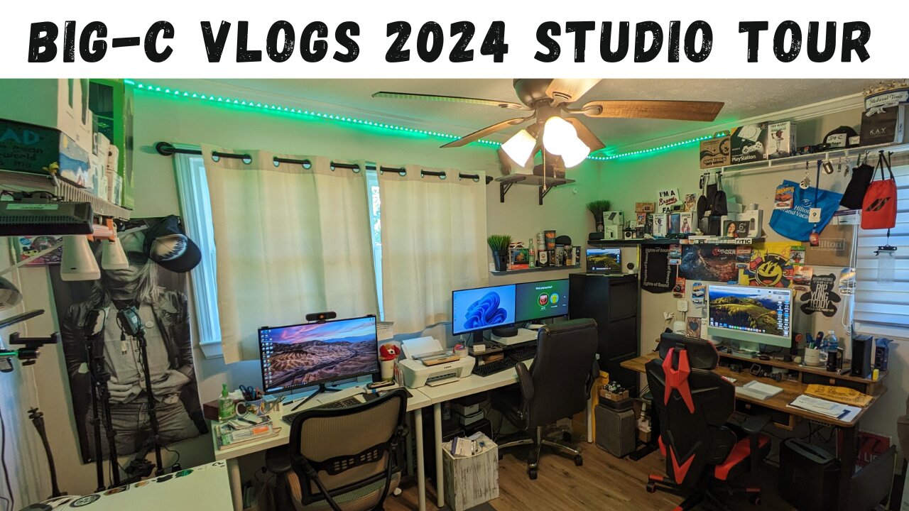 Big-C Vlogs 2024 Studio Tour