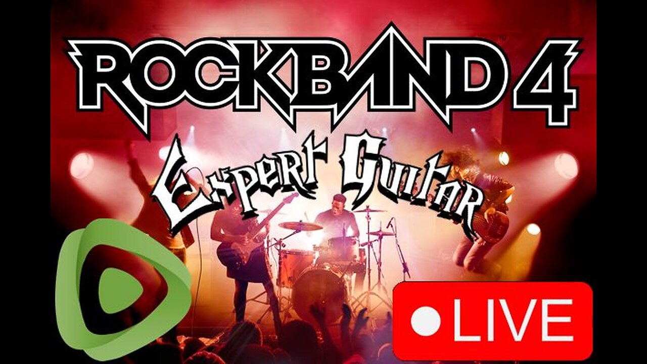 Rock Band 4! Expert Guitar Livestream Drinking Game! (Take A Shot After Every 5 Gold Star Song)