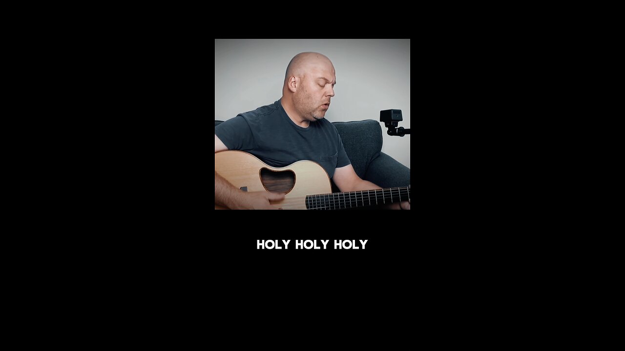 HOLY HOLY HOLY #hymn #acoustic #simple #worship #shorts