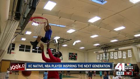 Homegrown NBA star gives back to KC kids
