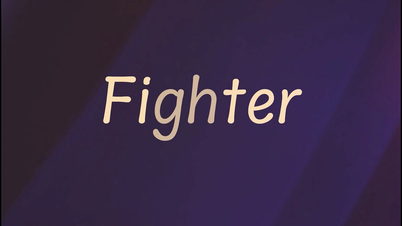 Divina Sha & LittleRain- Fighter (Official Lyric Video)