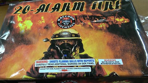 20 Alarm Fire 500g cake by Raccoon Fireworks