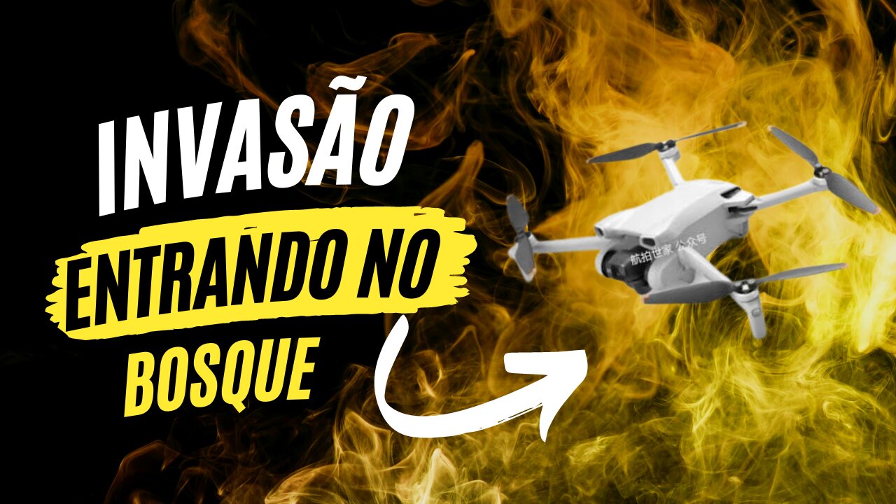 🚨 INVASÃO DRONE 🚨 ENTRAMOS NO BOSQUE MUNICIPAL COM #dji MINI 3 !!! 😱😱😱