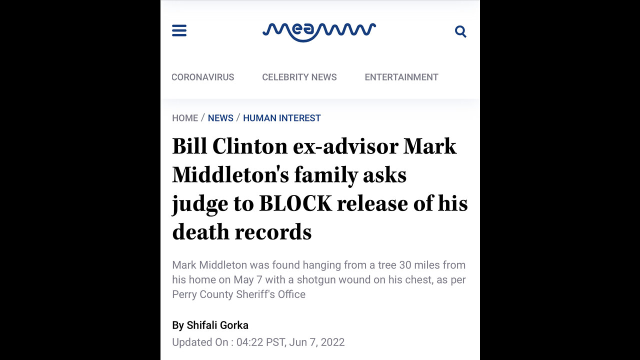 Epstein Associate Murder Case Re-opened?! Connection to the Clintons??