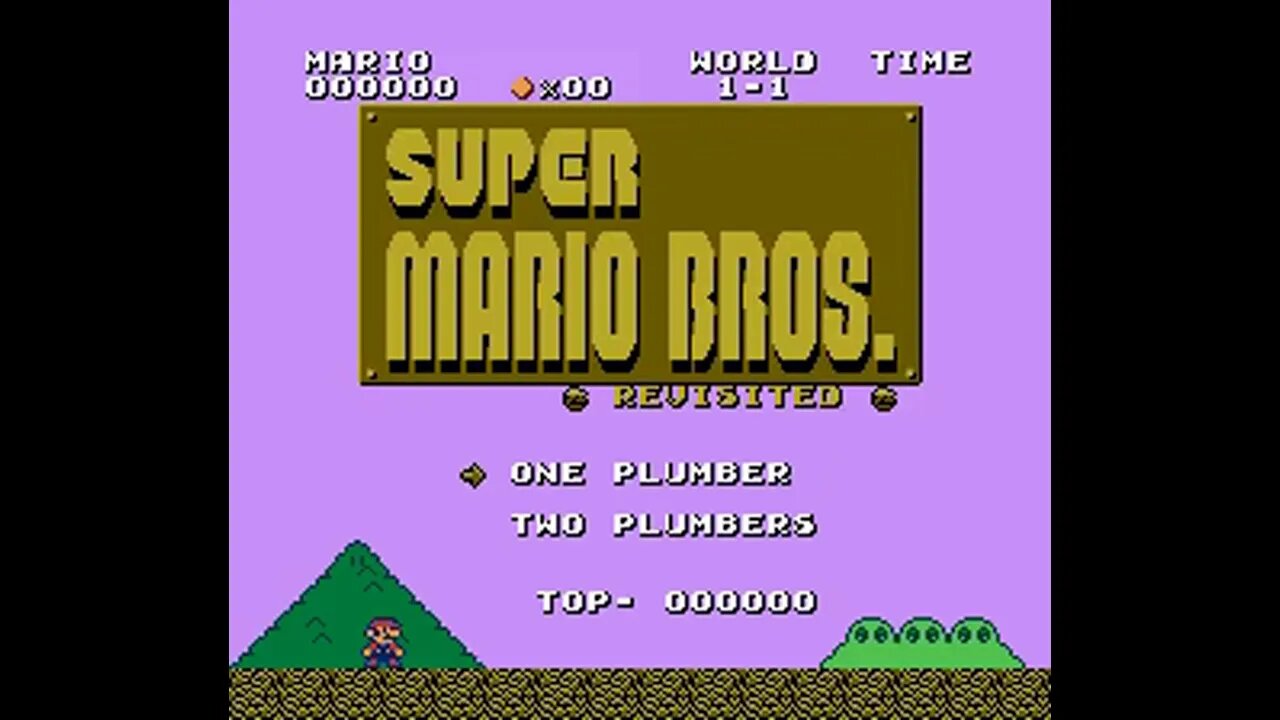 Trying out a ROM hack on Project Nested (1.3) w/SNES9X - SMB Revisited