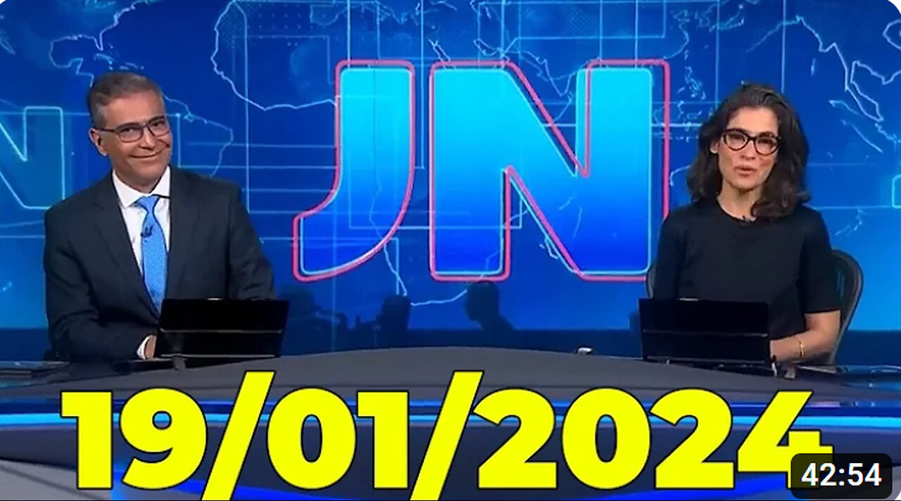 Jornal Nacional 19 01 2024 Sexta Feira Completo