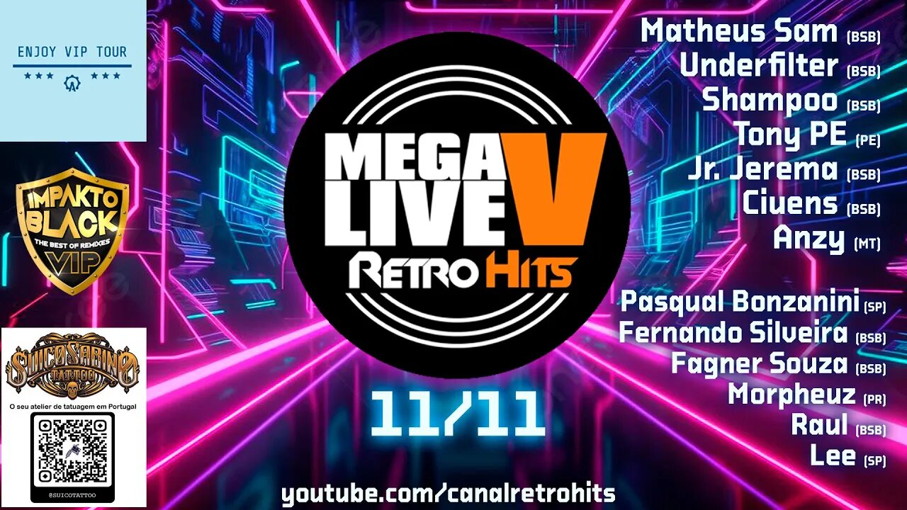MEGALIVE 5 DIRETO DE BRASÍLIA/DF -DJ'S MATHEUS SAM E TONY PE - LINK2