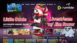 Winterfest Fortnite Sunday // LittleDude & Jim Snow