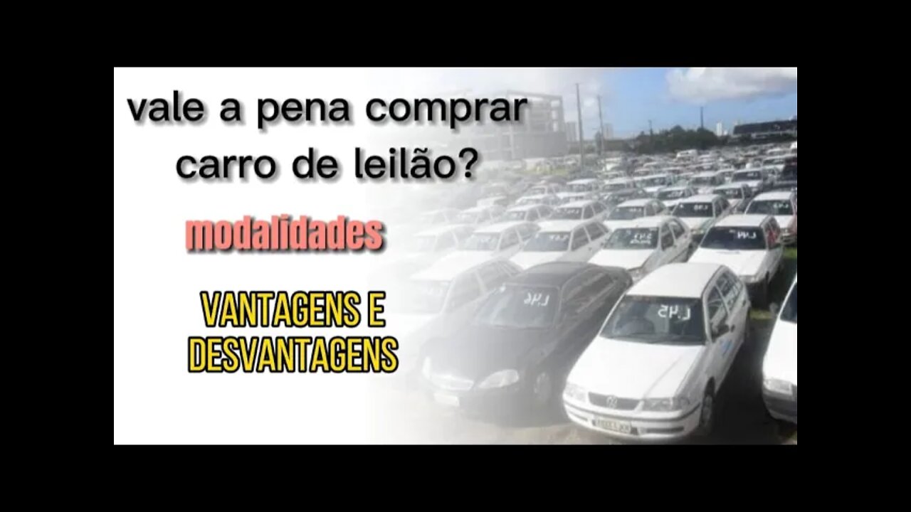 Vale a pena comprar carro de Leilão? VERDADES que NINGUÉM TE CONTOU!