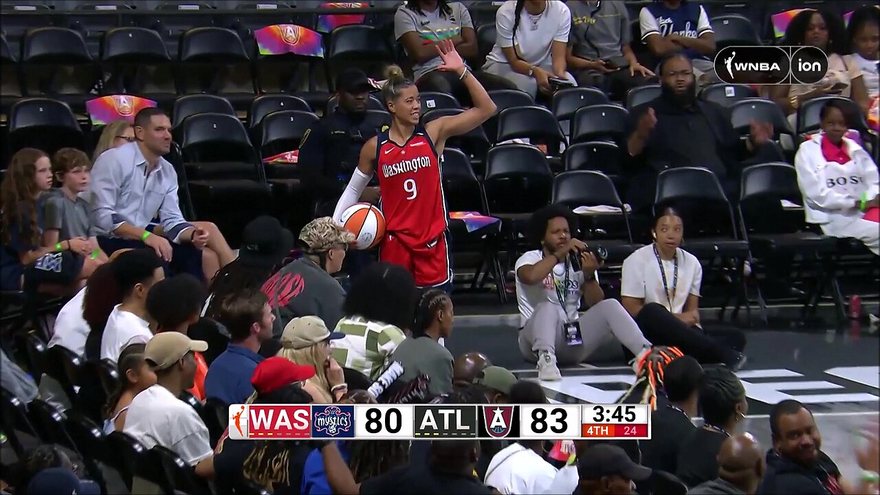 🤐 Natasha Cloud WAVES BYE To Cheyenne Parker After She Fouls Out With 3 Minutes Left In The Game