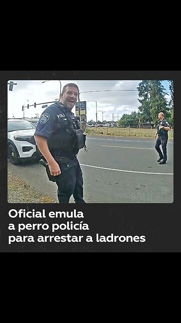 Oficial ladra como perro policía para engañar a sospechosos de robo de autos