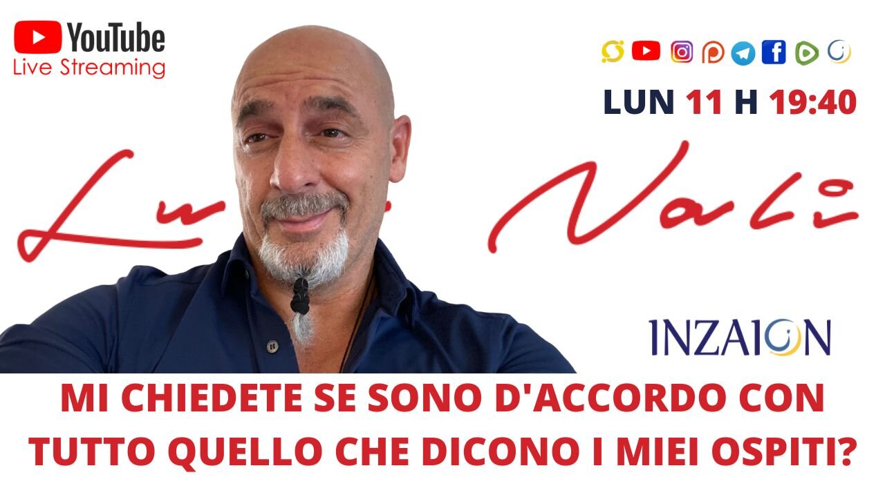 MI CHIEDETE SE SONO D'ACCORDO CON TUTTO QUELLO CHE DICONO I MIEI OSPITI? - Luca Nali