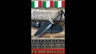 Fox Knives Bushman FX-609 #foxknives #edc #knives #badass #bushcraft #bowieknife #outdoors