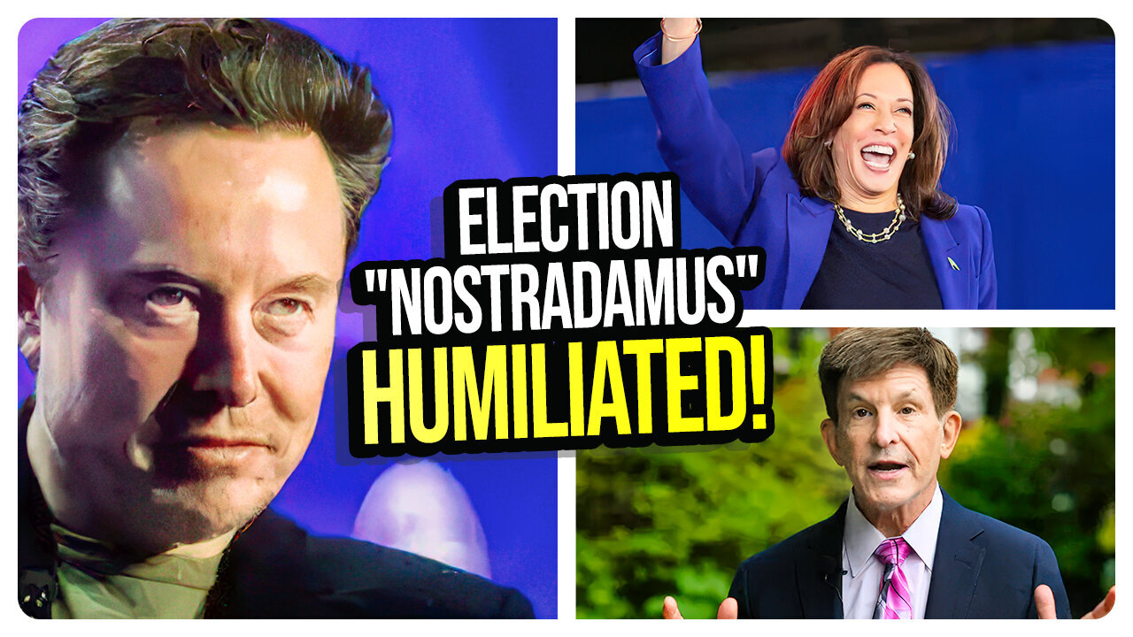 Election "Nostradamus" Allan Lichtman HUMILIATED - Proceeds to INSULT Voters for Getting it Wrong!