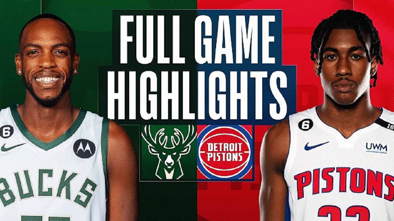 Milwaukee Bucks vs. Detroit Pistons Full Game Highlights | Mar 27 | 2022-2023 NBA Season