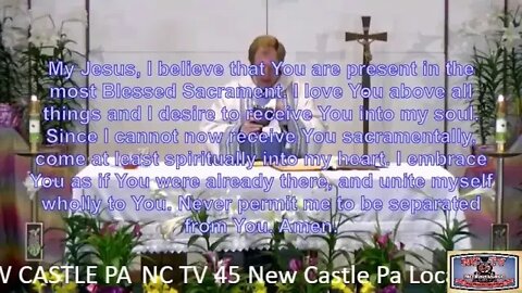 NCTV45 CATHOLIC MASS FROM HOLY SPIRIT PARISH (ST JAME’S SITE) APRIL 22 2020 WEDNESDAY